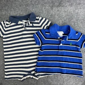 Polo Ralph Lauren Baby Boy Polo Shirt and Jumper 3 Month Blue Lot of 2 Summer